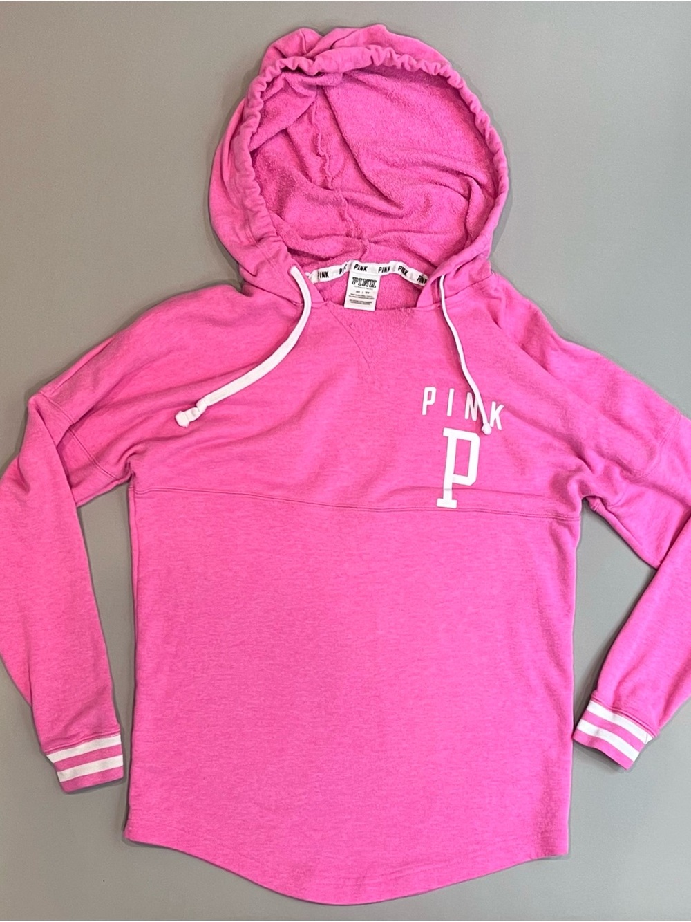 PINK Victoria's Secret Hot Pink Pullover Hoodie